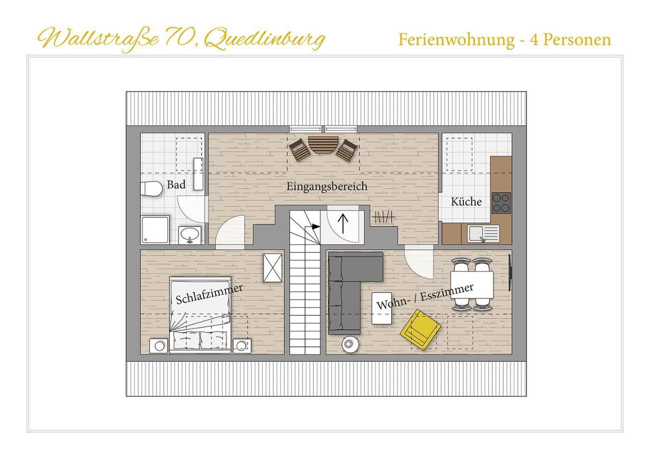 Ferienwohnung Quedlinburg Harz Экстерьер фото